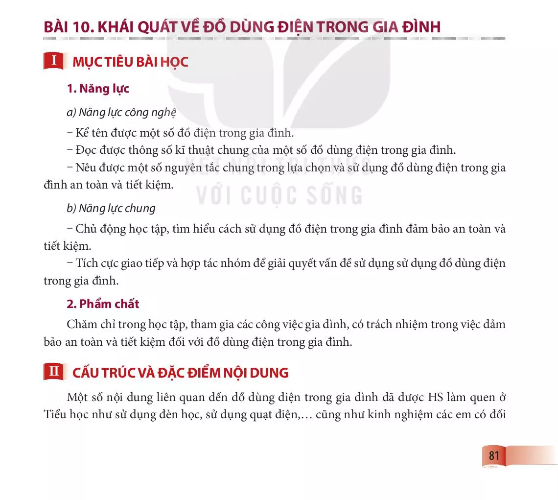 Bài 10. Khái quát về đồ dùng điện trong gia đình 