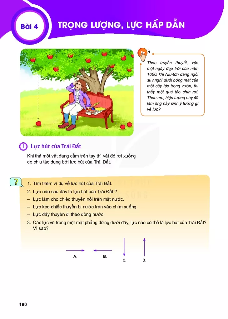 Bài 4. Trọng lượng, lực hấp dẫn