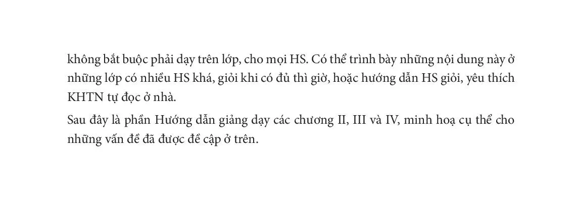 I. So sánh nội dung CT các chương II, III và IV của KHTN 6 với các nội dung tương ứng của các chương trong CT Hoá học THCS hiện hành