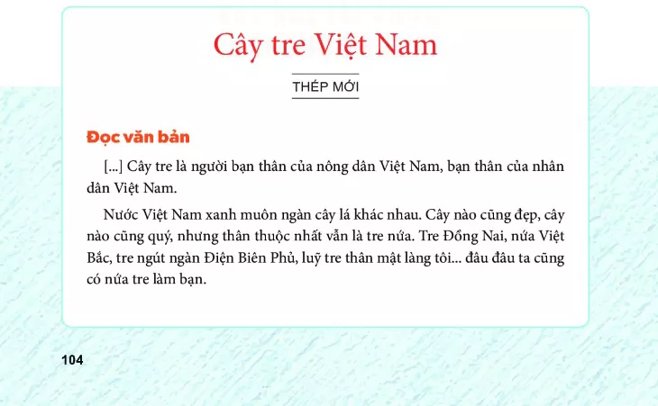 Cây tre Việt Nam (Thép Mới)
