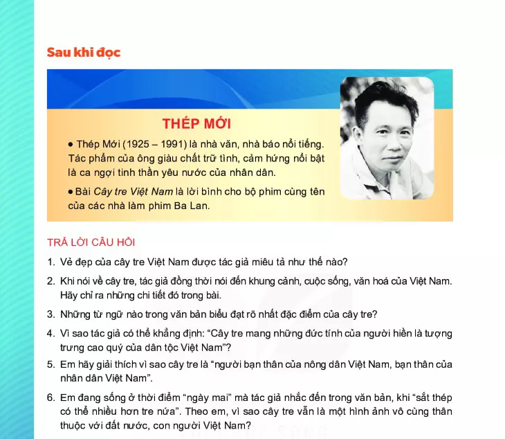 SGK Scan] ✓ Cây tre Việt Nam (Thép Mới) - Sách Giáo Khoa - Học ...