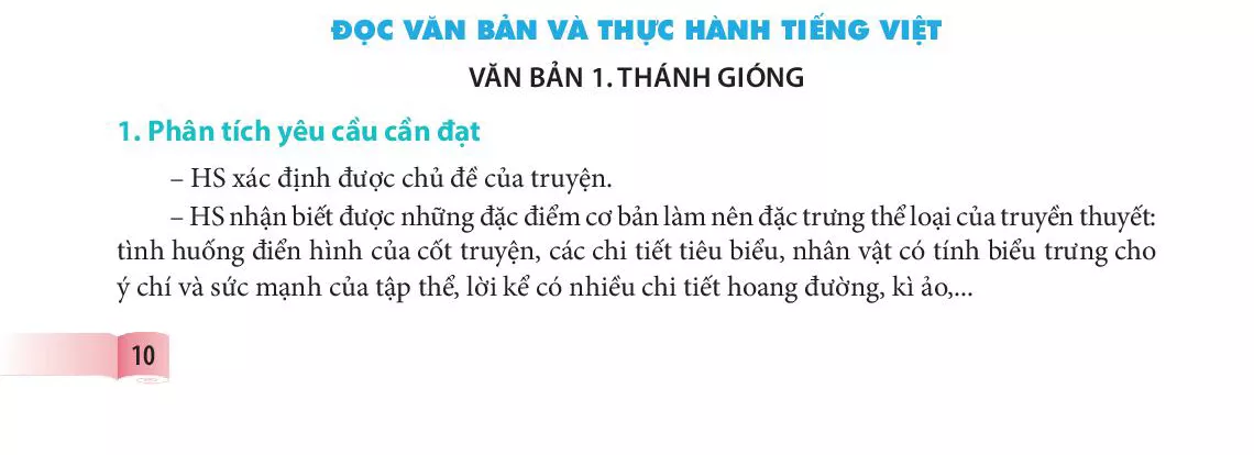 Đọc văn bản và Thực hành tiếng Việt 