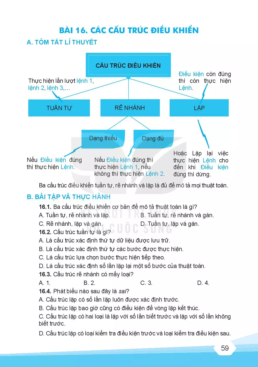 Bài 16. Các cấu trúc điều khiển 