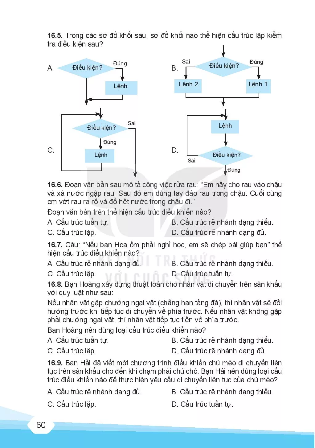 Bài 16. Các cấu trúc điều khiển 