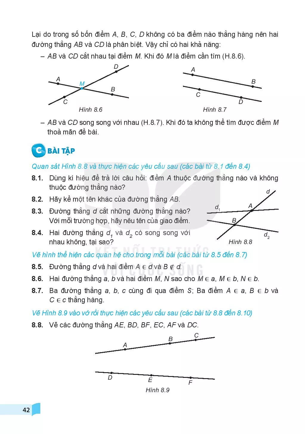 Bài 32. Điểm và đường thẳng 
