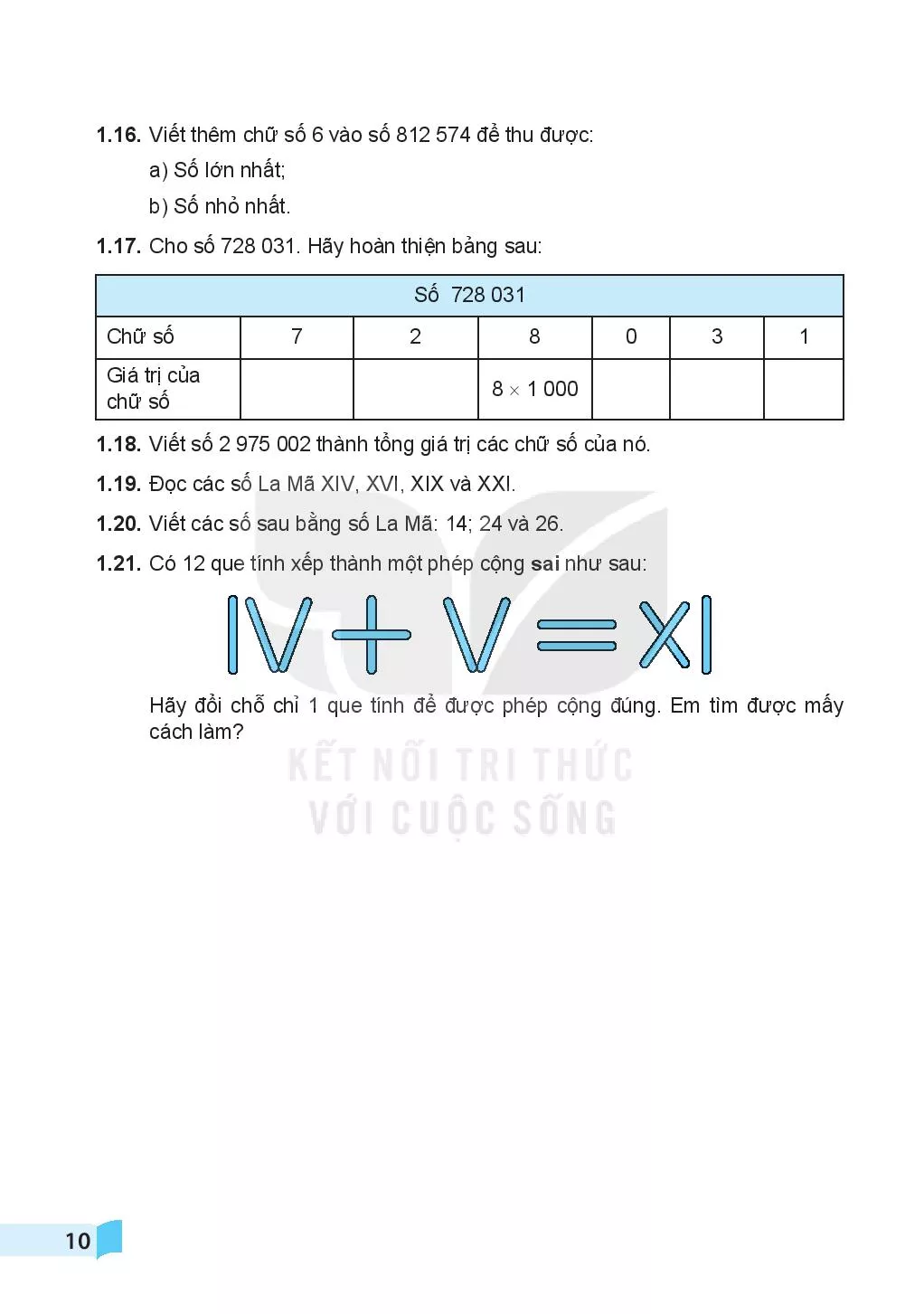 Bài 2. Cách ghi số tự nhiên 