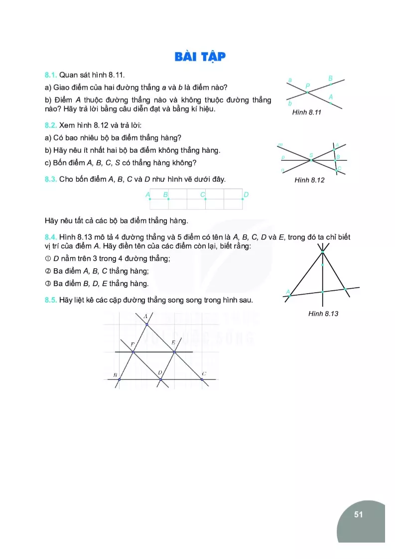 Bài 32. Điểm và đường thẳng 