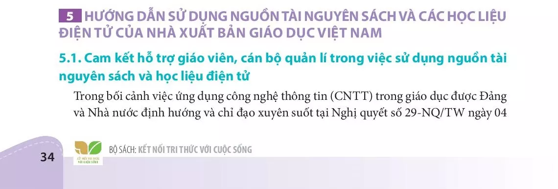 5. Hướng dẫn sử dụng nguồn tài nguyên sách và các học liệu điện tử của Nhà xuất bản Giáo dục Việt Nam