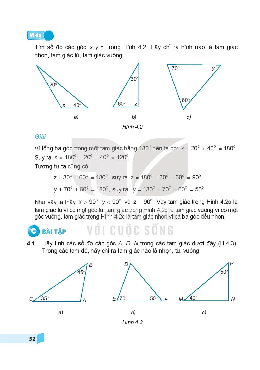 Bài 12. Tổng các góc trong một tam giác