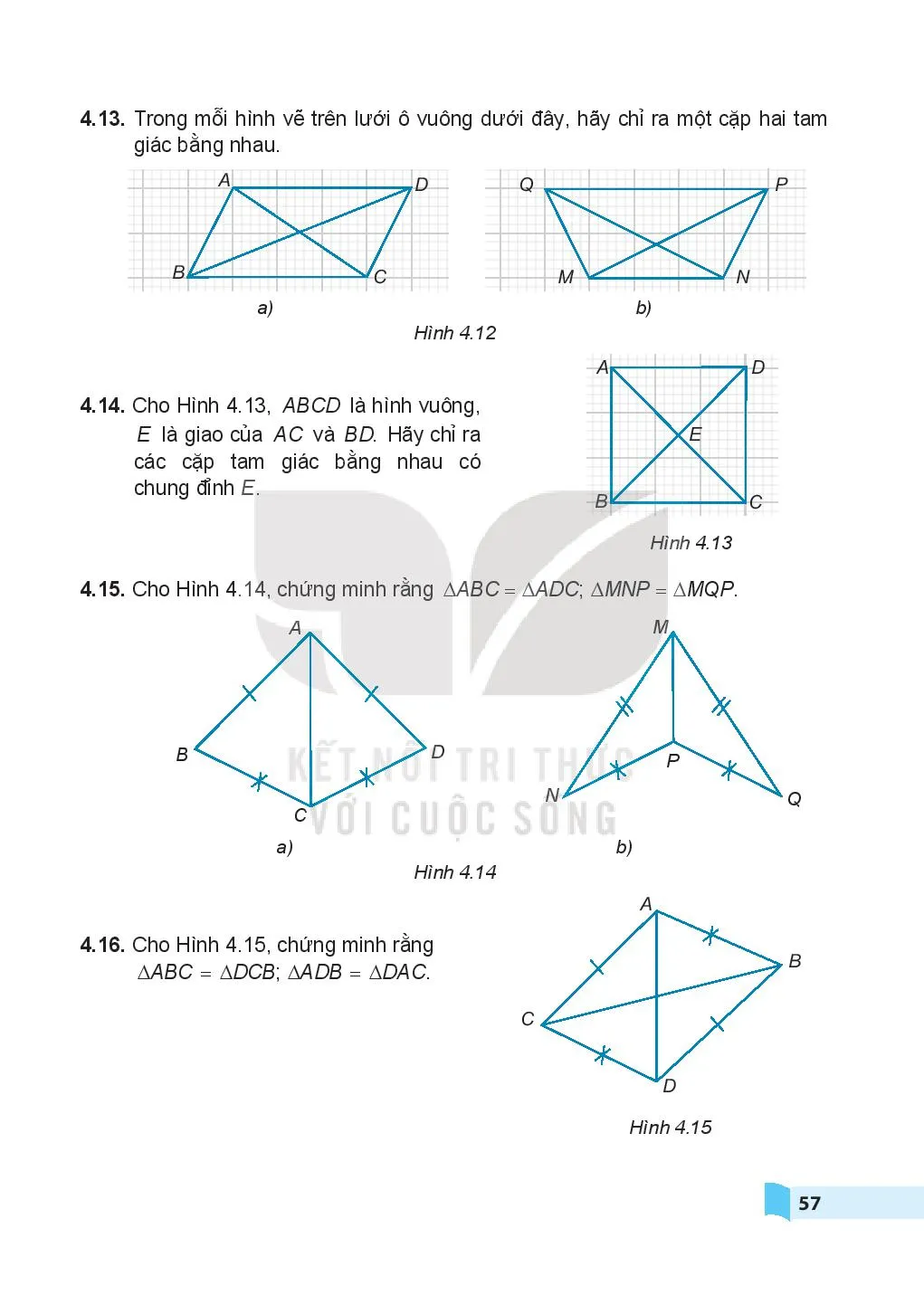 Bài 13. Hai tam giác bằng nhau. Trường hợp băng nhau thứ nhất của tam giác