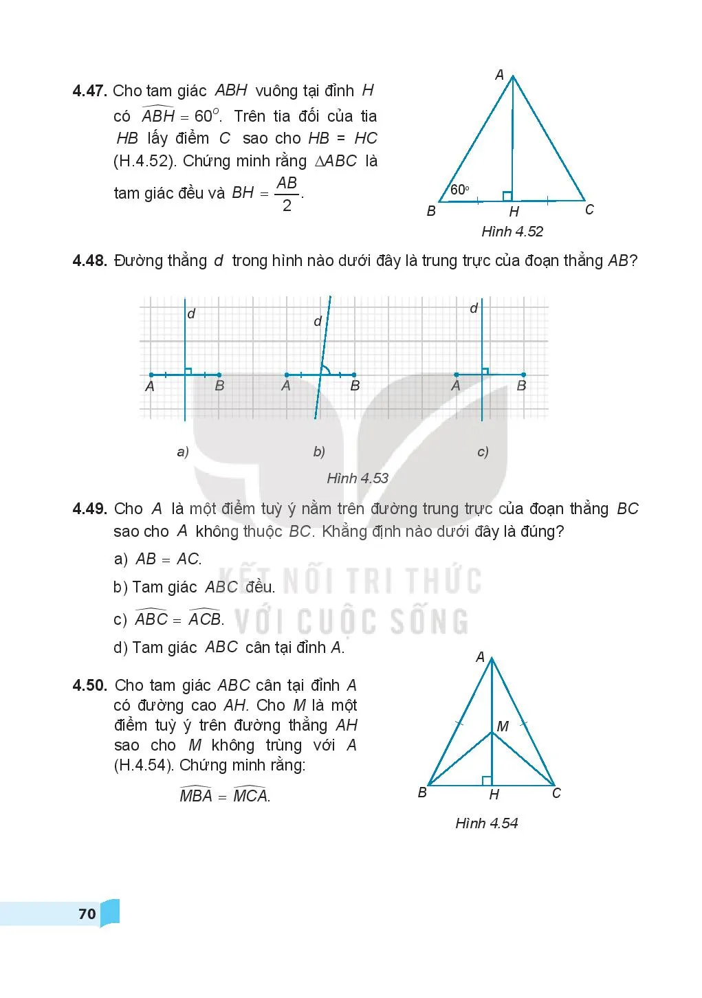 Bài 16. Tam giác cân. Đường trung trực của đoạn thẳng