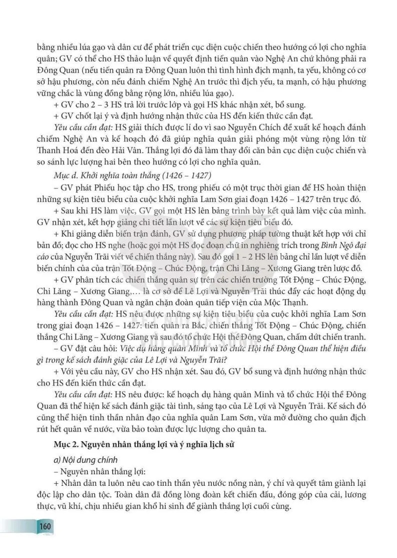Bài 16. Khởi nghĩa Lam Sơn (1418 – 1427).