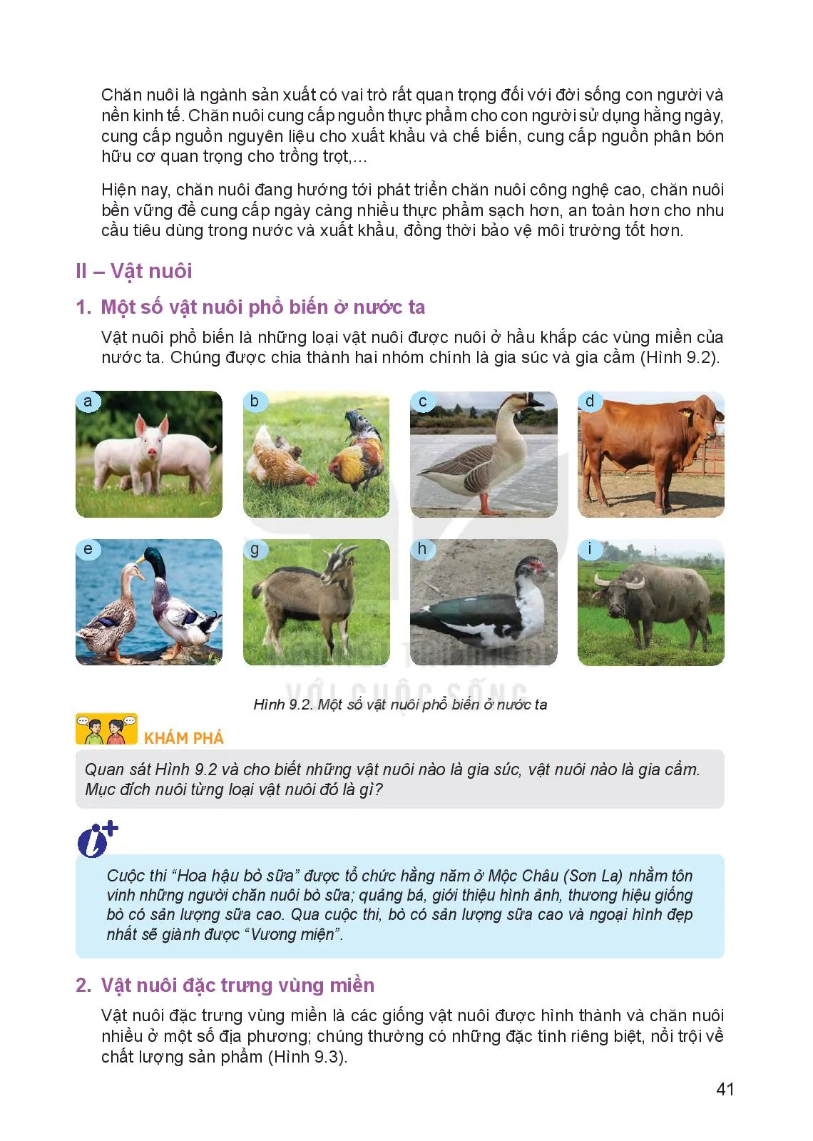 Bài 9. Giới thiệu về chăn nuôi