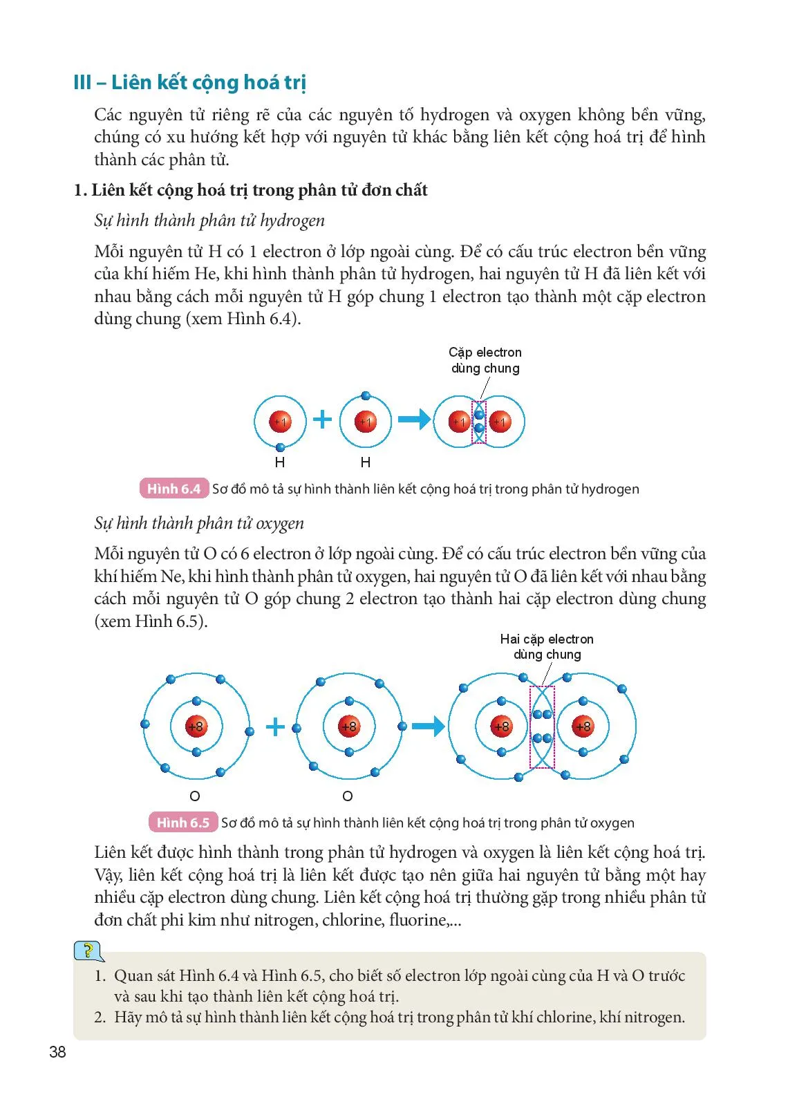 Bài 6 Giới thiệu về liên kết hoá học