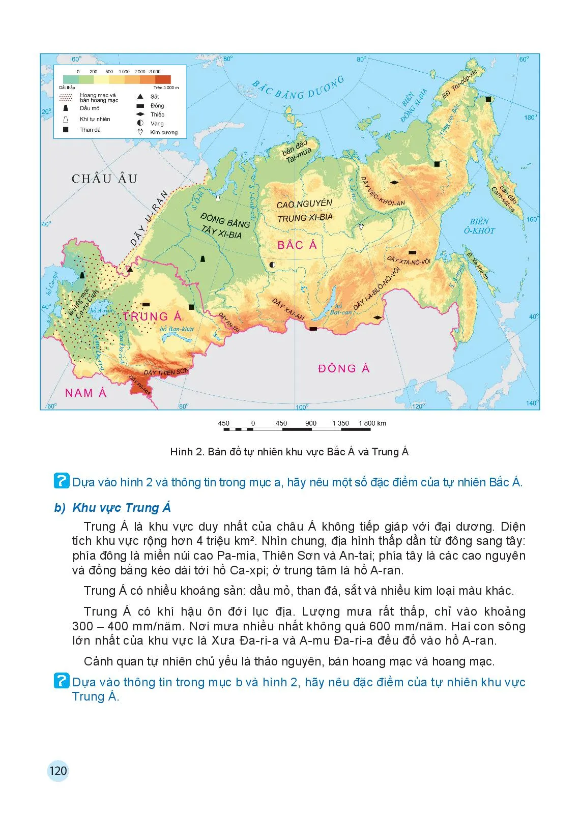 Bài 7 Bản đồ chính trị châu Á, các khu vực của châu Á