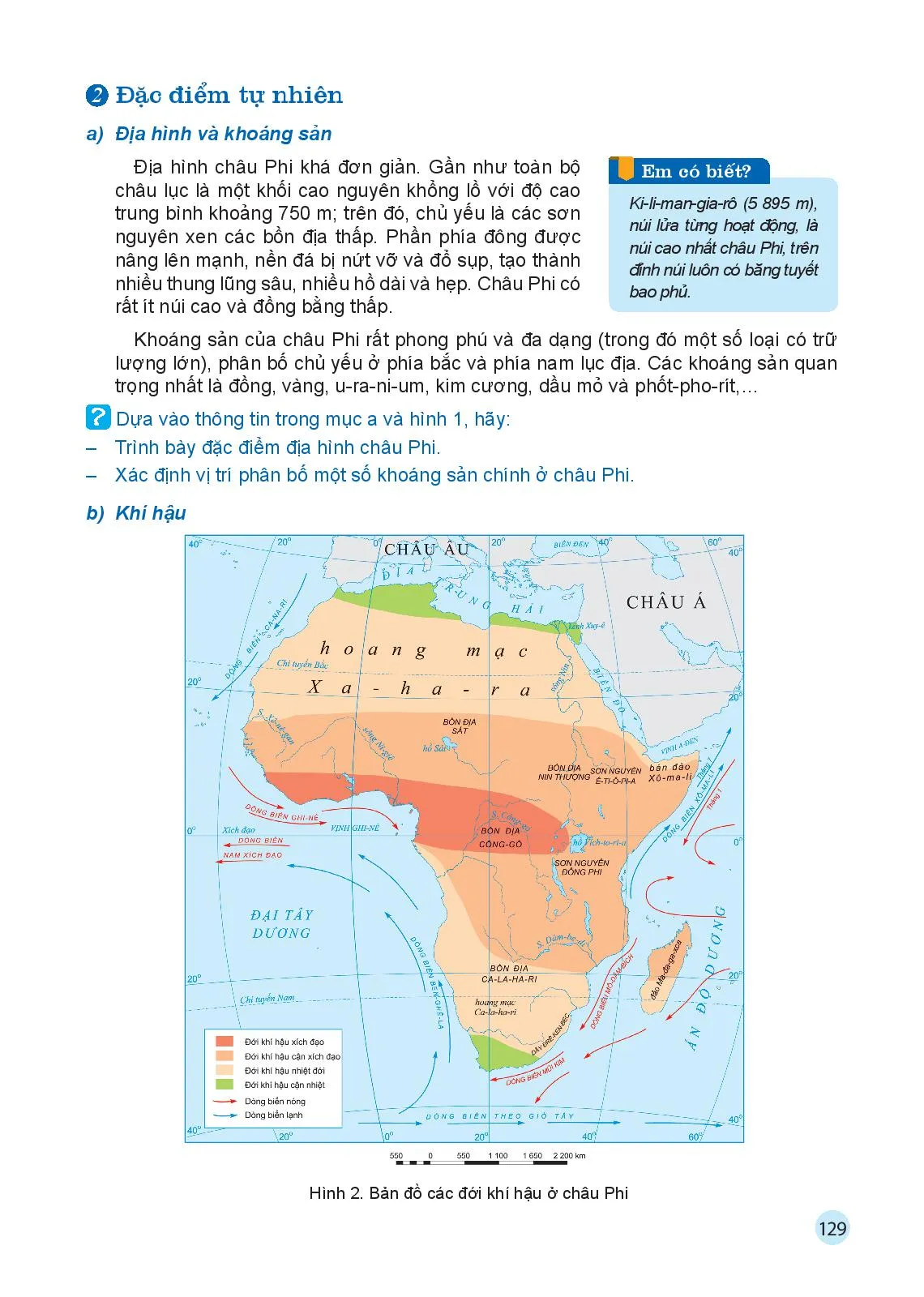 Bài 9 Vị trí địa lí, đặc điểm tự nhiên châu Phi