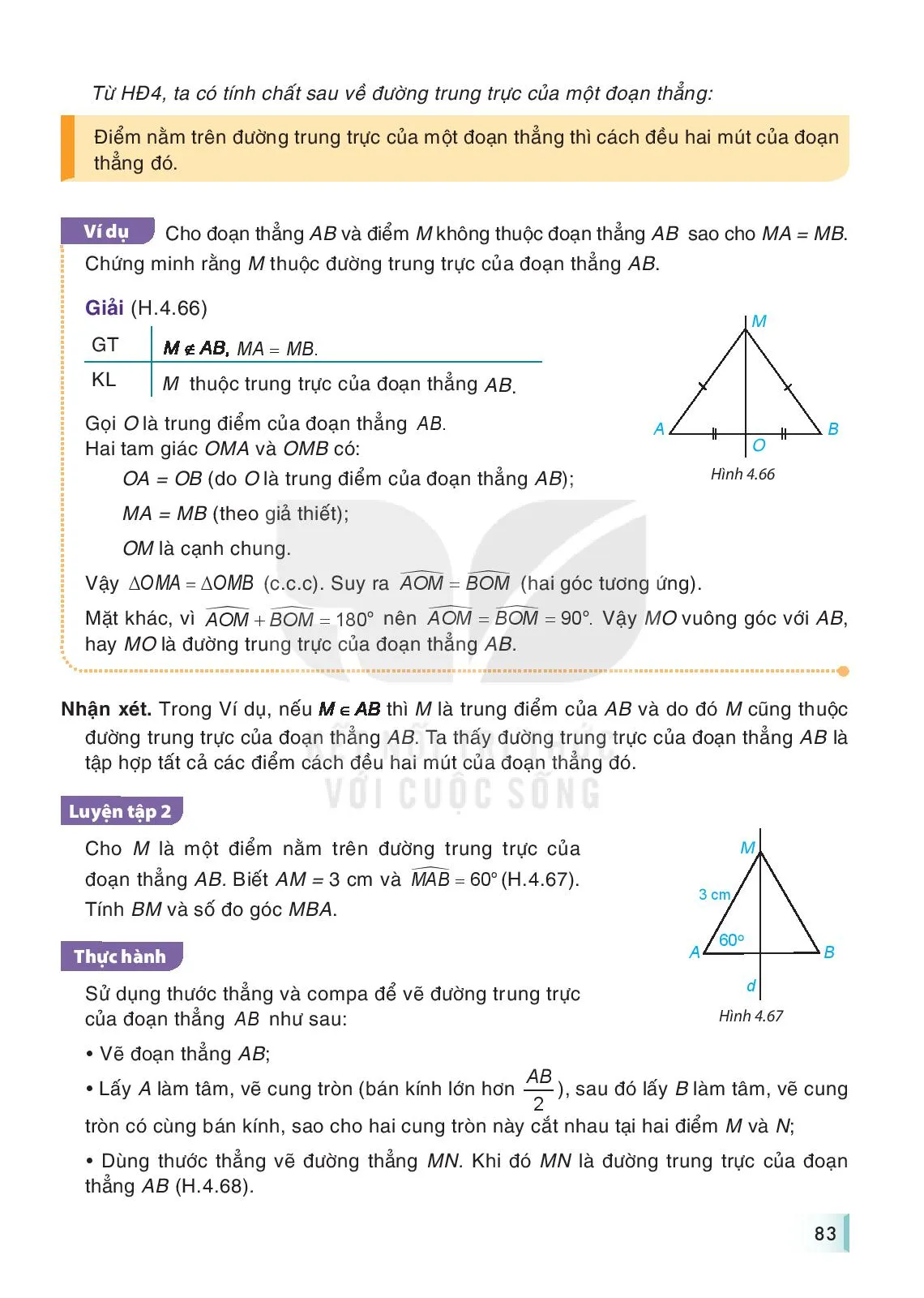 Bài 16. Tam giác cân. Đường trung trực của đoạn thẳng