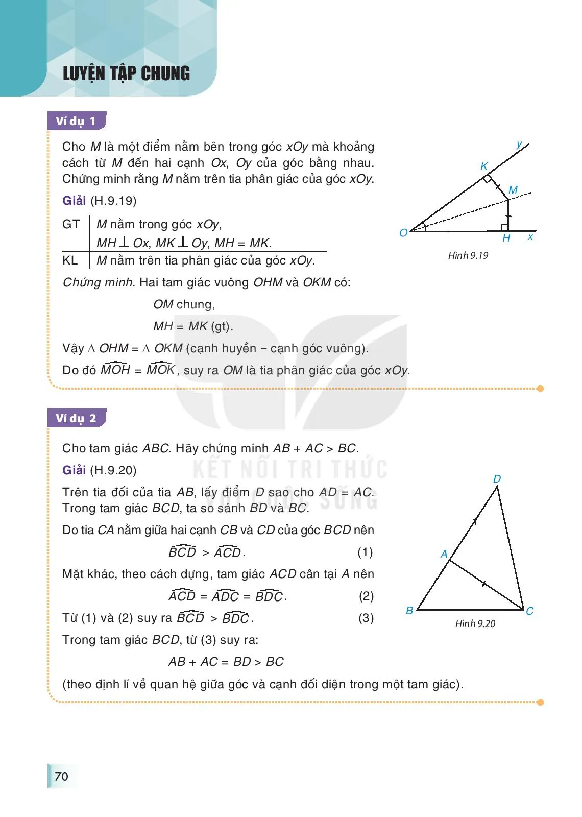 Bài 33. Quan hệ giữa ba cạnh của một tam giác 