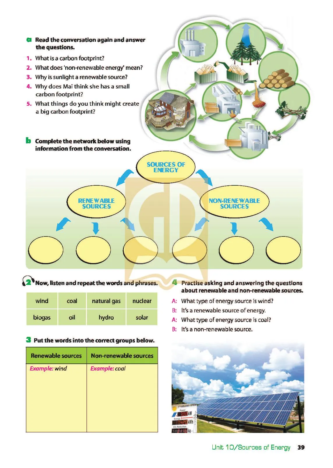 UNIT 10: SOURCES OF ENERGY