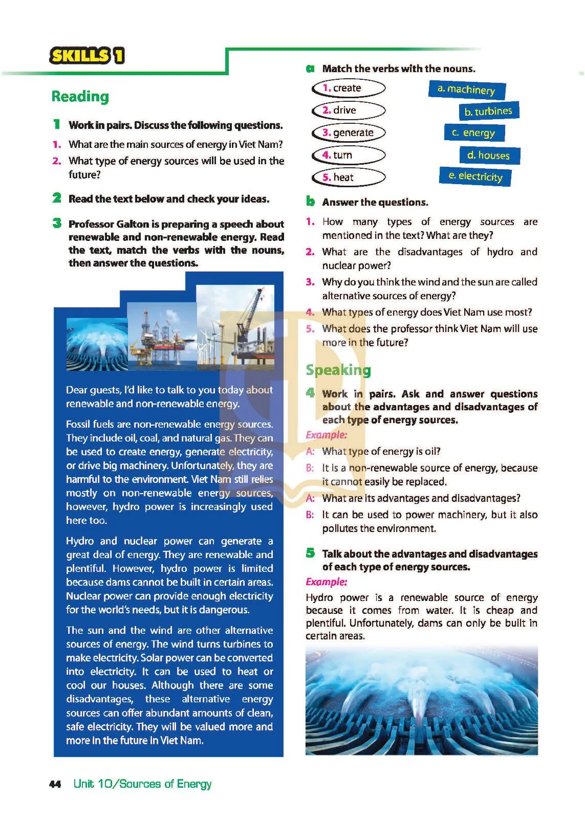 UNIT 10: SOURCES OF ENERGY