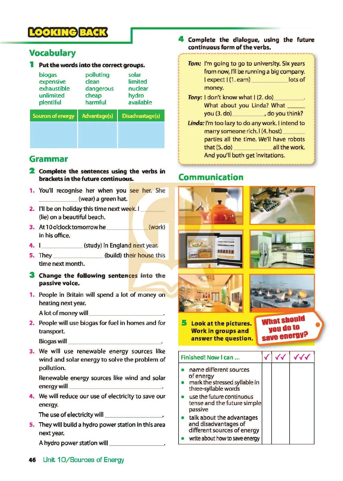 UNIT 10: SOURCES OF ENERGY