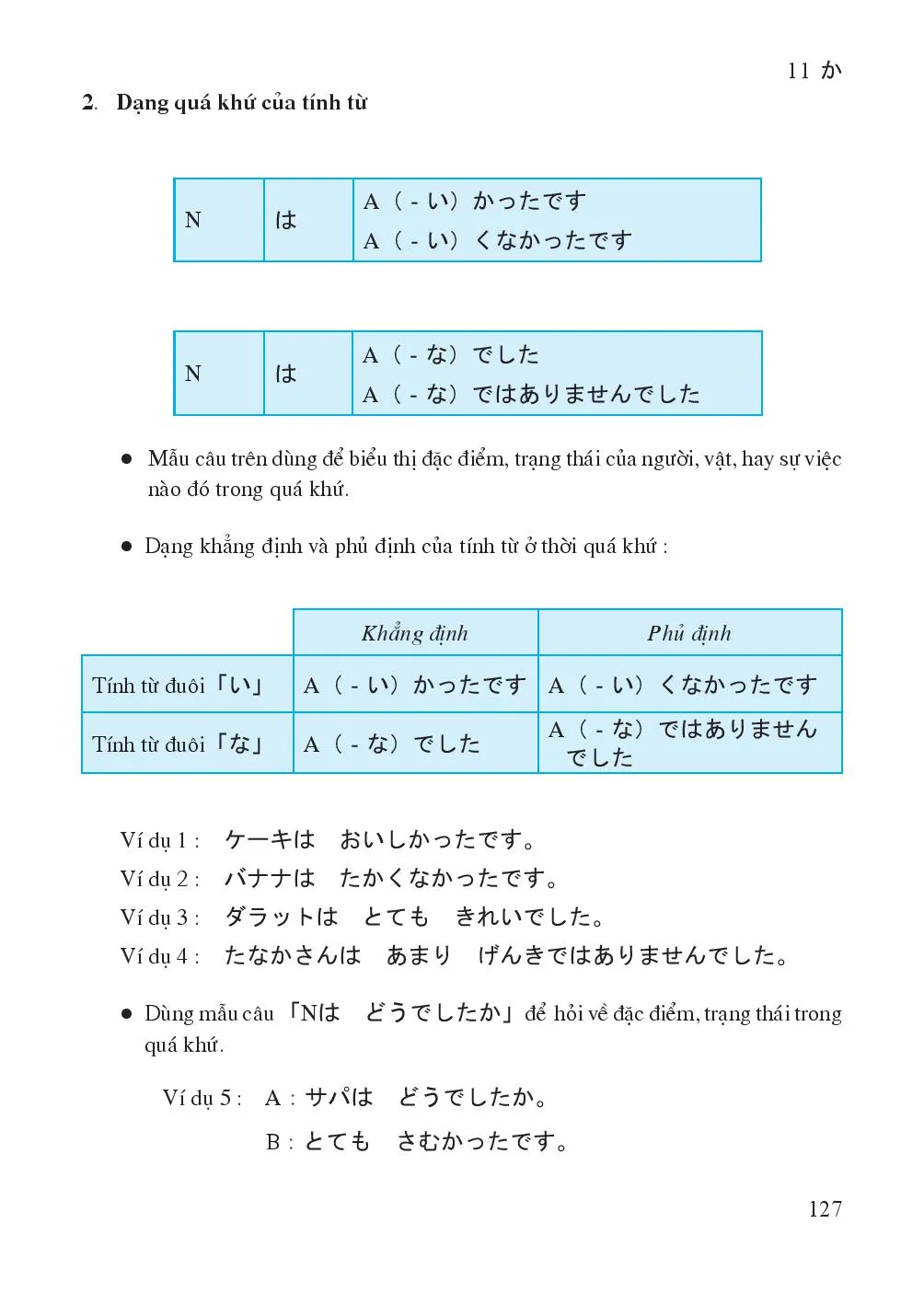 Bài 11 からの Thư Từ