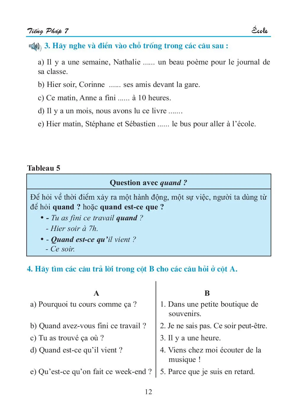 Leçon 17 Ils aiment bien le foot