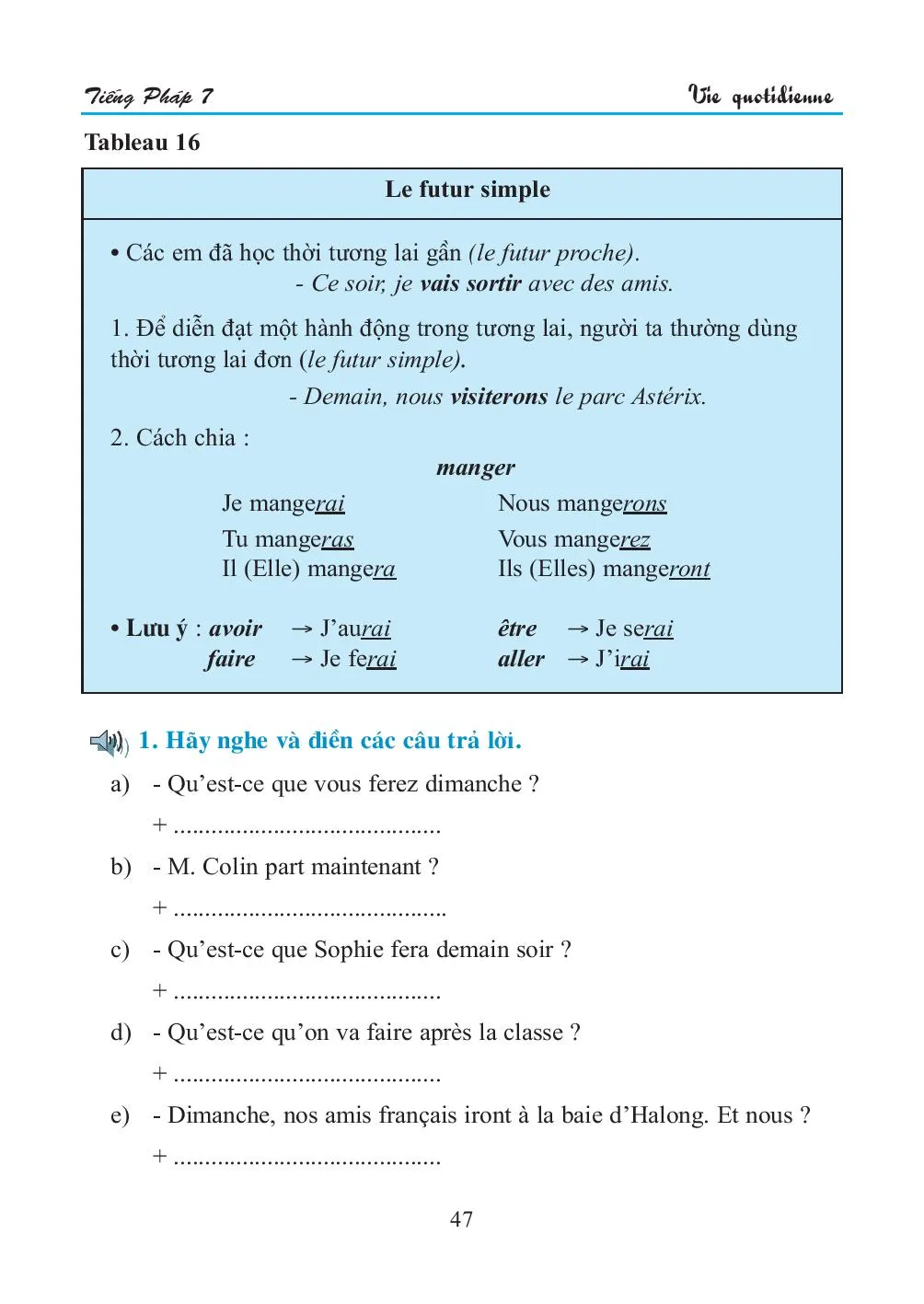 Leçon 8 Qu