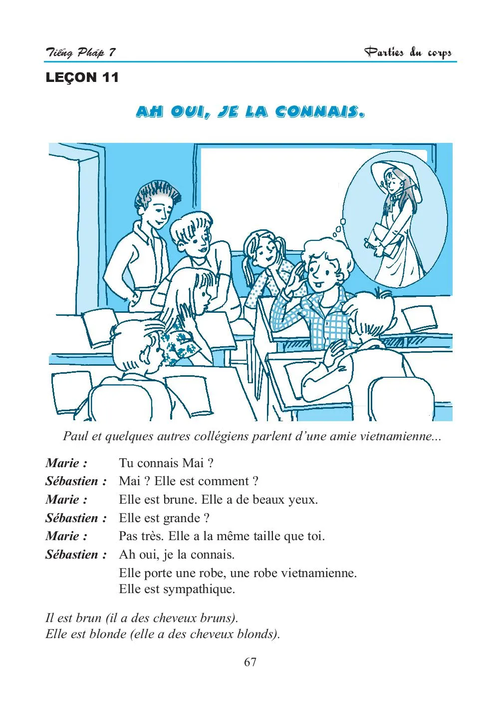 Leçon 11 Ah oui, je la connais.