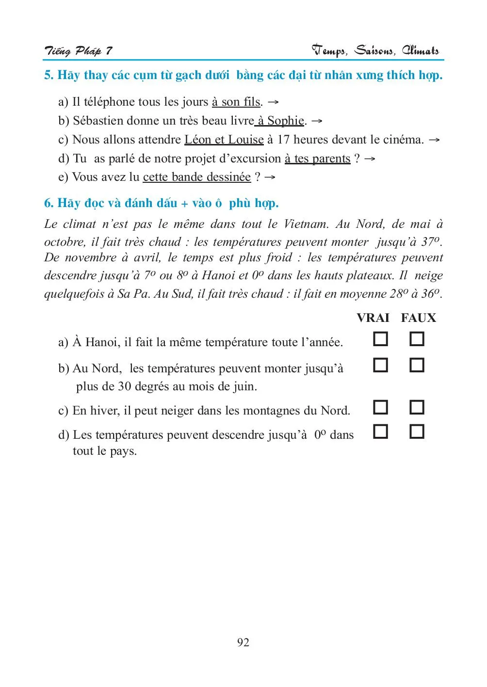 Leçon 17 Ils aiment bien le foot