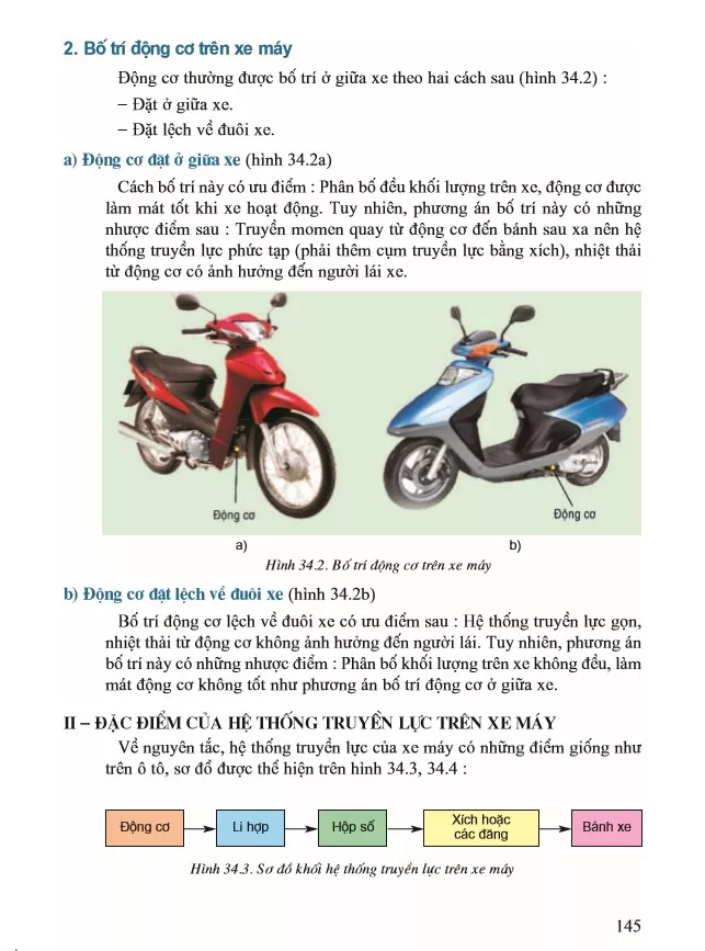 Bài 34. Động cơ đốt trong dùng cho xe máy