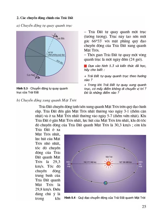 Bài 5. Vũ trụ. Hệ Mặt Trời và Trái Đất