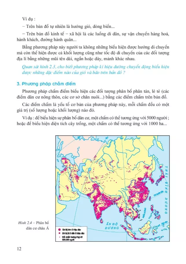 Bài 2. Một số phương pháp biểu hiện các đối tượng địa lí trên bản đồ