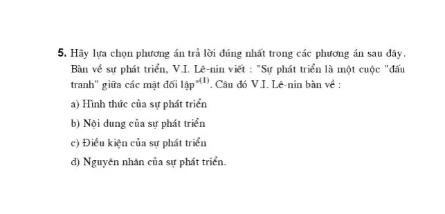 Bài 4: Nguồn gốc vận động, phát triển của sự vật và hiện tượng