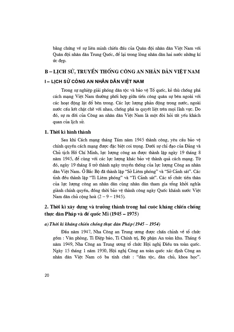Bài 2. Lịch sử, truyền thống của Quân đội và Công an nhân dân Việt Nam