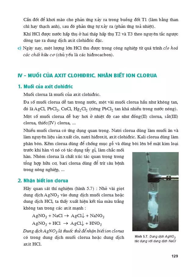 Bài 31 Hiđro clorua. Axit clohiđric