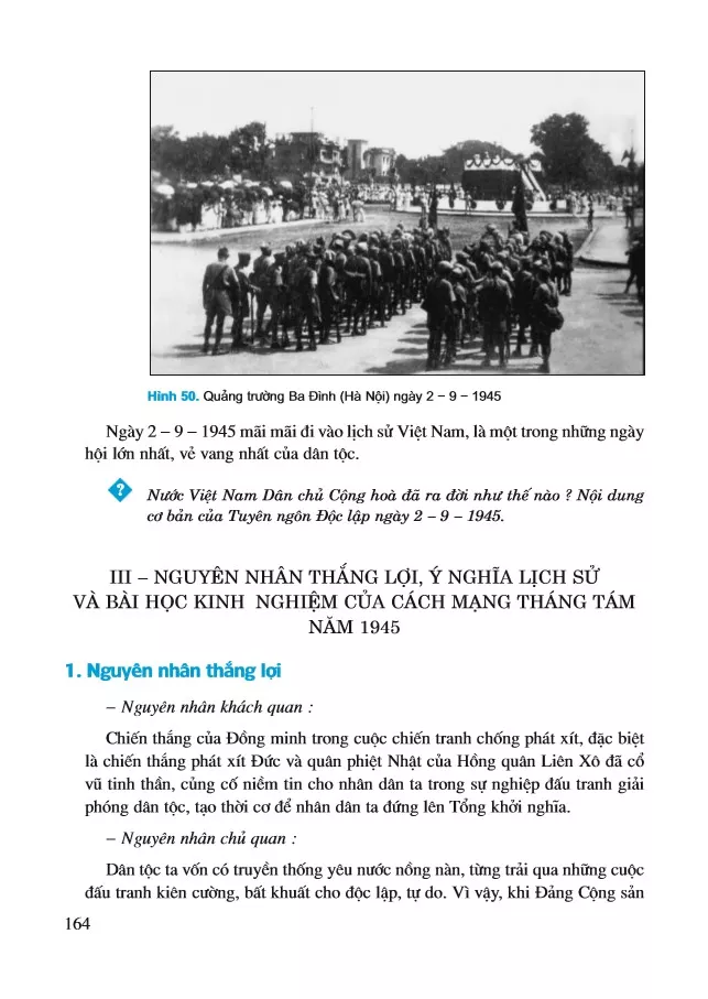 Bài 19. Cao trào kháng Nhật cứu nước và Tổng khởi nghĩa tháng Tám năm 1945. Nước Việt Nam Dân chủ Cộng hoà ra đời