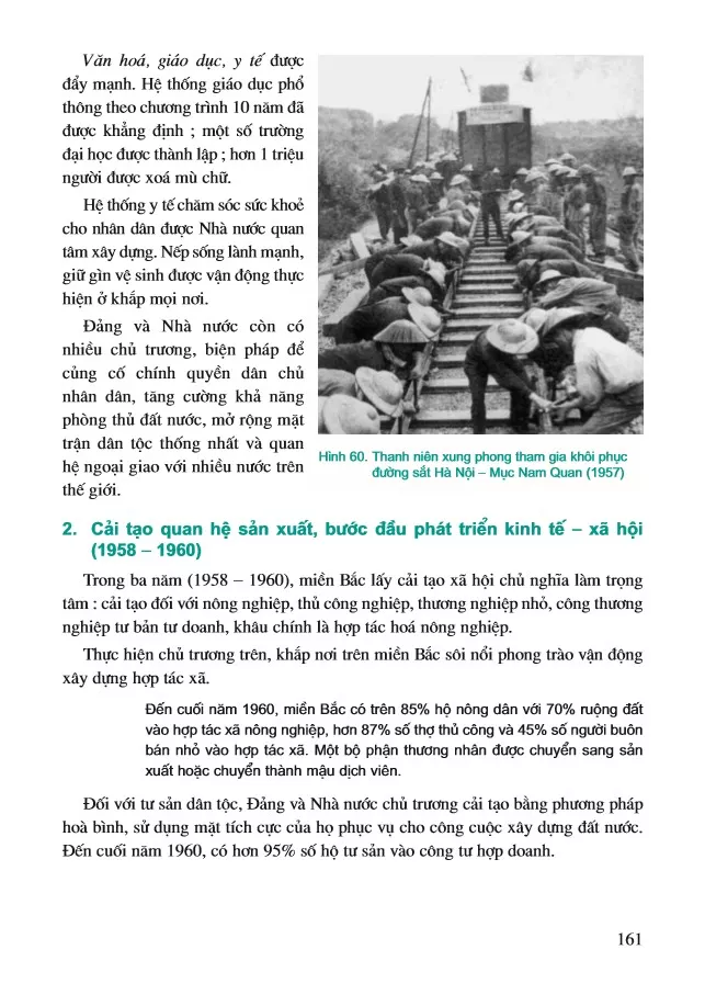 Bài 21. Xây dựng chủ nghĩa xã hội ở miền Bắc, đấu tranh chống đế quốc Mĩ và chính quyền Sài Gòn ở miền Nam (1954 – 1965)