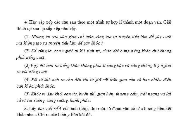 Luyện tập về liên kết trong văn bản (Tiếp theo)