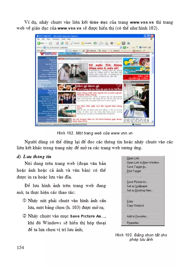 Bài tập và thực hành 10. Sử dụng trình duyệt Internet Explorer