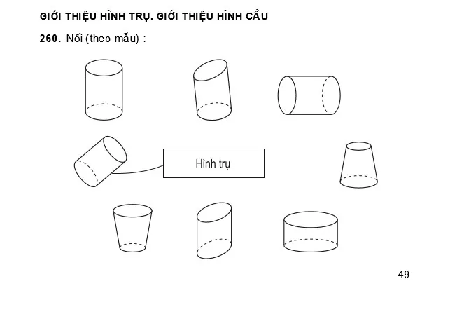 Giới thiệu hình trụ. Giới thiệu hình cầu 