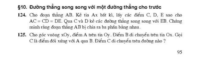 Bài 10: Đường thẳng song song với một đường thẳng cho trước