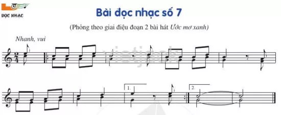 Bài đọc nhạc số 7 Doc Nhac Bai Doc Nhac So 7 54718