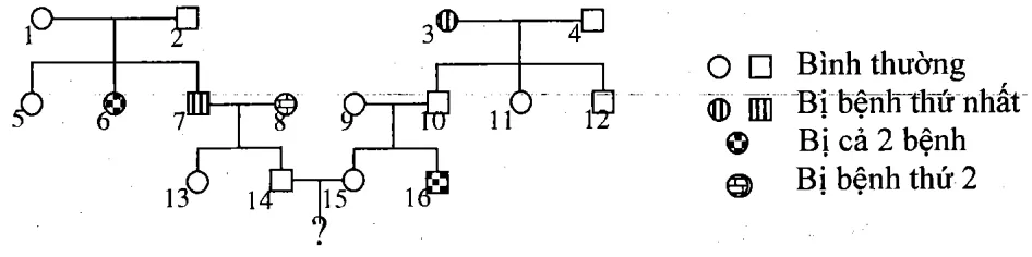 Cách giải bài tập xác suất trong di truyền người – di truyền phả hệ Cach Giai Bai Tap Xac Suat Trong Di Truyen Pha He 15829
