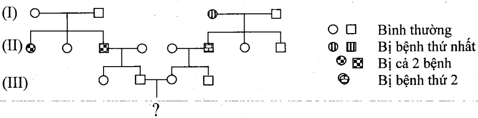 Cách giải bài tập xác suất trong di truyền người – di truyền phả hệ Cach Giai Bai Tap Xac Suat Trong Di Truyen Pha He 15830