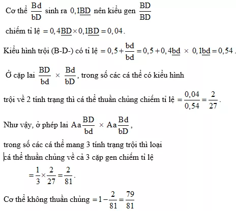 Cách giải bài tập xác suất trong quy luật di truyền – di truyền liên kết gen và hoán vị gen Cach Giai Bai Tap Xac Suat Trong Quy Luat Di Truyen Lien Ket Hoan Vi Gen 14588