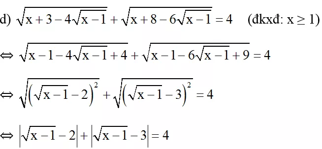 4 cách giải phương trình vô tỉ cực hay | Bài tập Toán 9 chọn lọc có giải chi tiết 4 Cach Giai Phuong Trinh Vo Ti Cuc Hay 24
