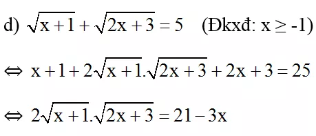 4 cách giải phương trình vô tỉ cực hay | Bài tập Toán 9 chọn lọc có giải chi tiết 4 Cach Giai Phuong Trinh Vo Ti Cuc Hay 54