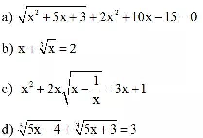 4 cách giải phương trình vô tỉ cực hay | Bài tập Toán 9 chọn lọc có giải chi tiết 4 Cach Giai Phuong Trinh Vo Ti Cuc Hay 7