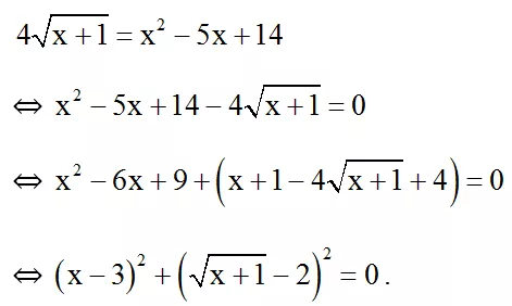 Cách giải phương trình vô tỉ bằng phương pháp đánh giá cực hay | Bài tập Toán 9 chọn lọc có giải chi tiết Cach Giai Phuong Trinh Vo Ti Bang Phuong Phap Danh Gia Cuc Hay 16